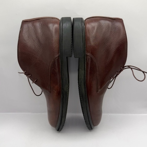 Hush Puppies Men’s Leather Lace Up Chukka Style Boot Comfort Chestnut Size 11 M main image 5